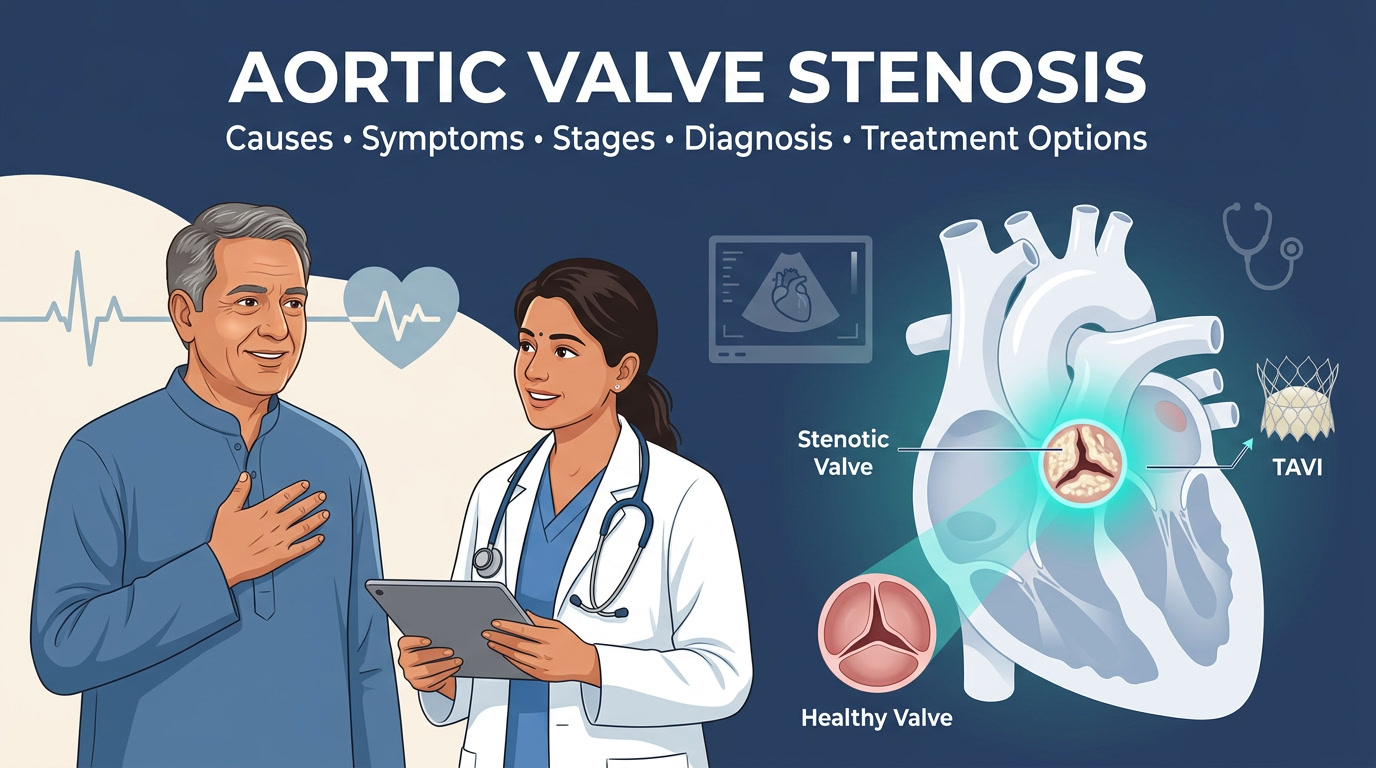Aortic Valve Stenosis: The Complete Guide to Causes, Symptoms, Stages, Diagnosis, and Every Treatment Option